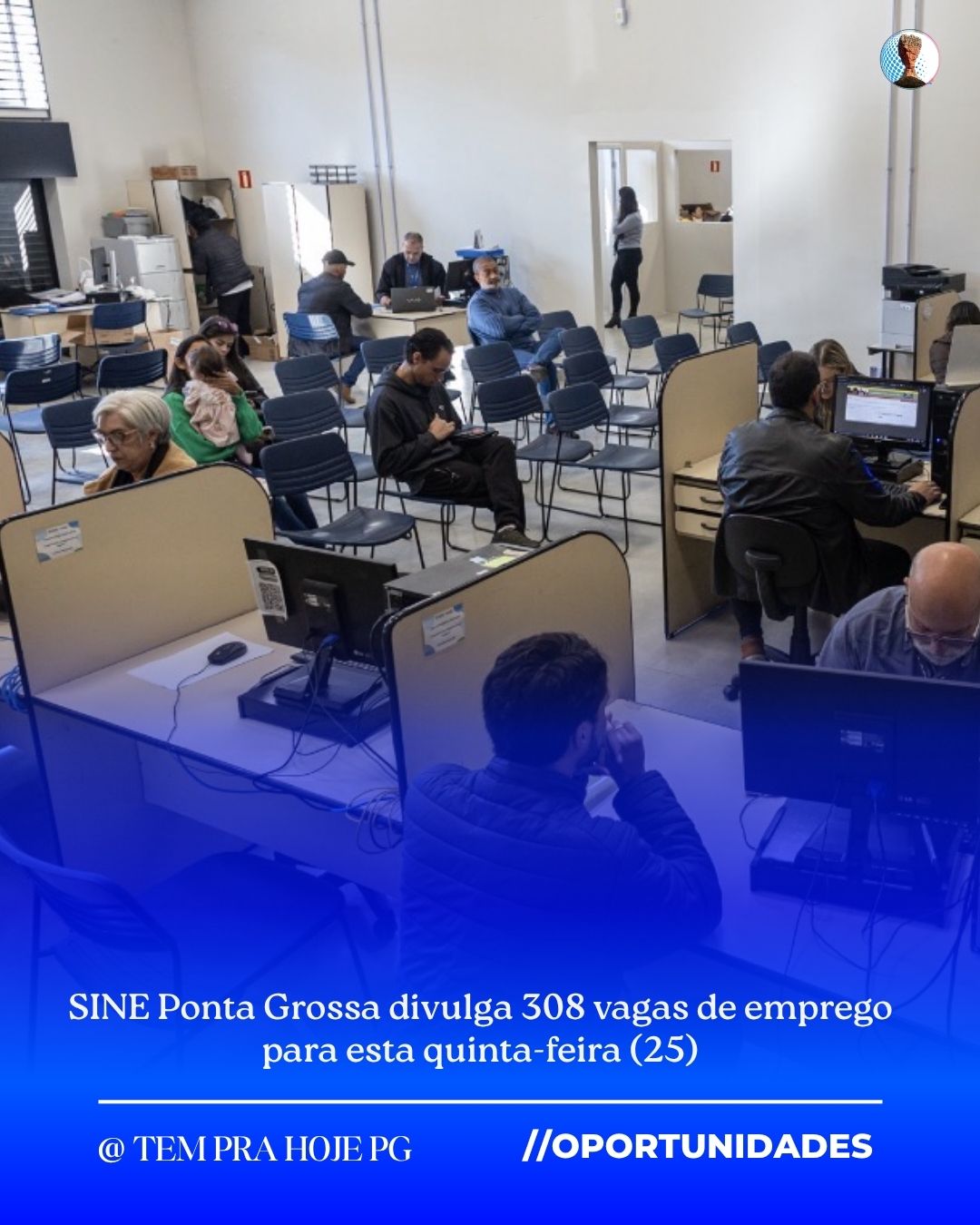 Ponta Grossa está com 308 vagas de trabalho disponíveis nesta quinta-feira (25/06).
