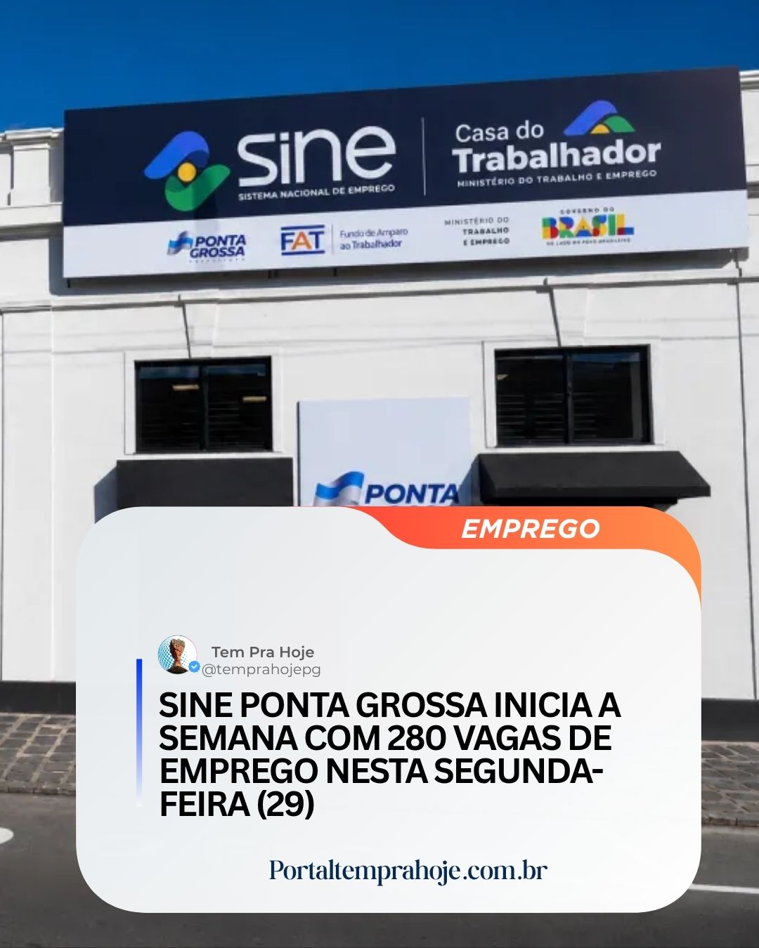 Ponta Grossa divulgou nesta segunda-feira (29) um total de 280