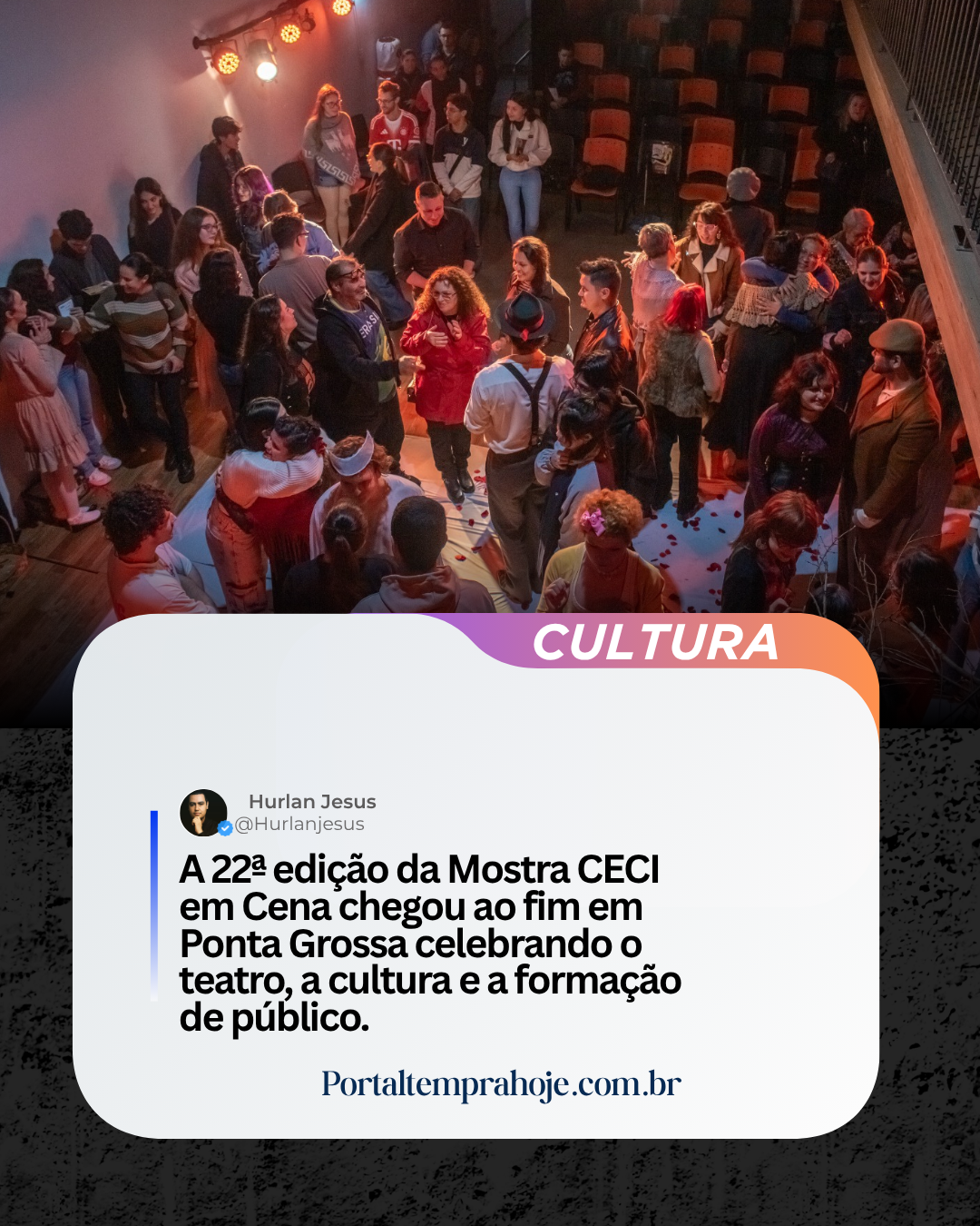 Mostra CECI em Cena encerra 22ª edição com público de cerca de 2 mil pessoas