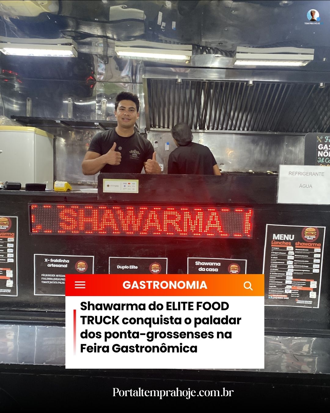 Shawarma do ELITE FOOD TRUCK conquista o paladar dos ponta-grossenses na Feira Gastronômica