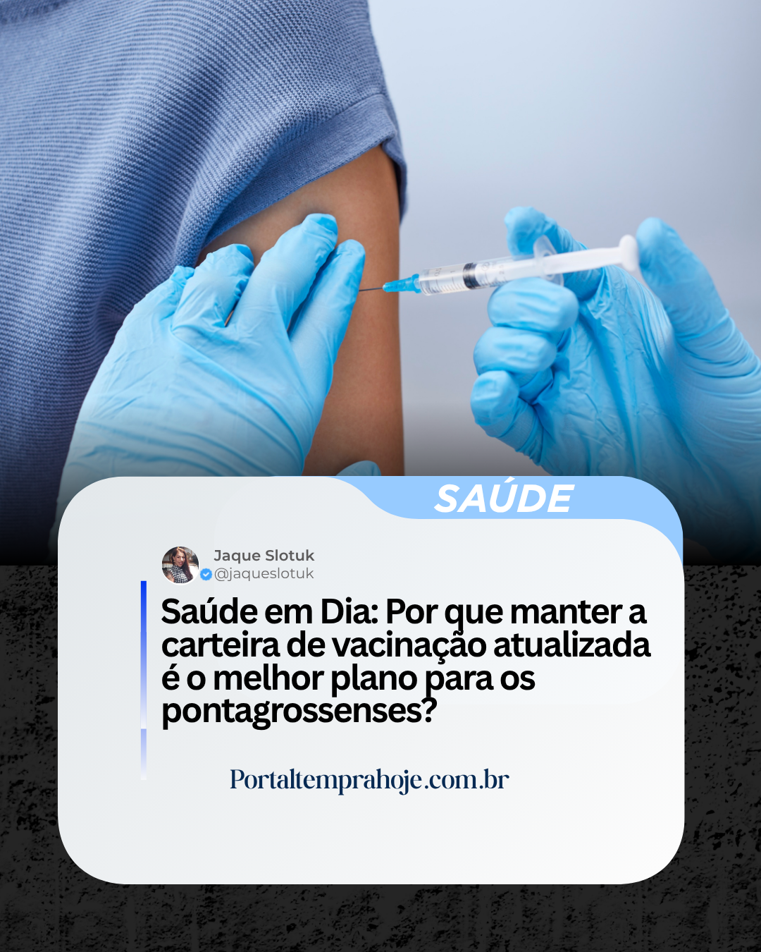 Saúde em Dia: Por que manter a carteira de vacinação atualizada é o melhor plano para os pontagrossenses?