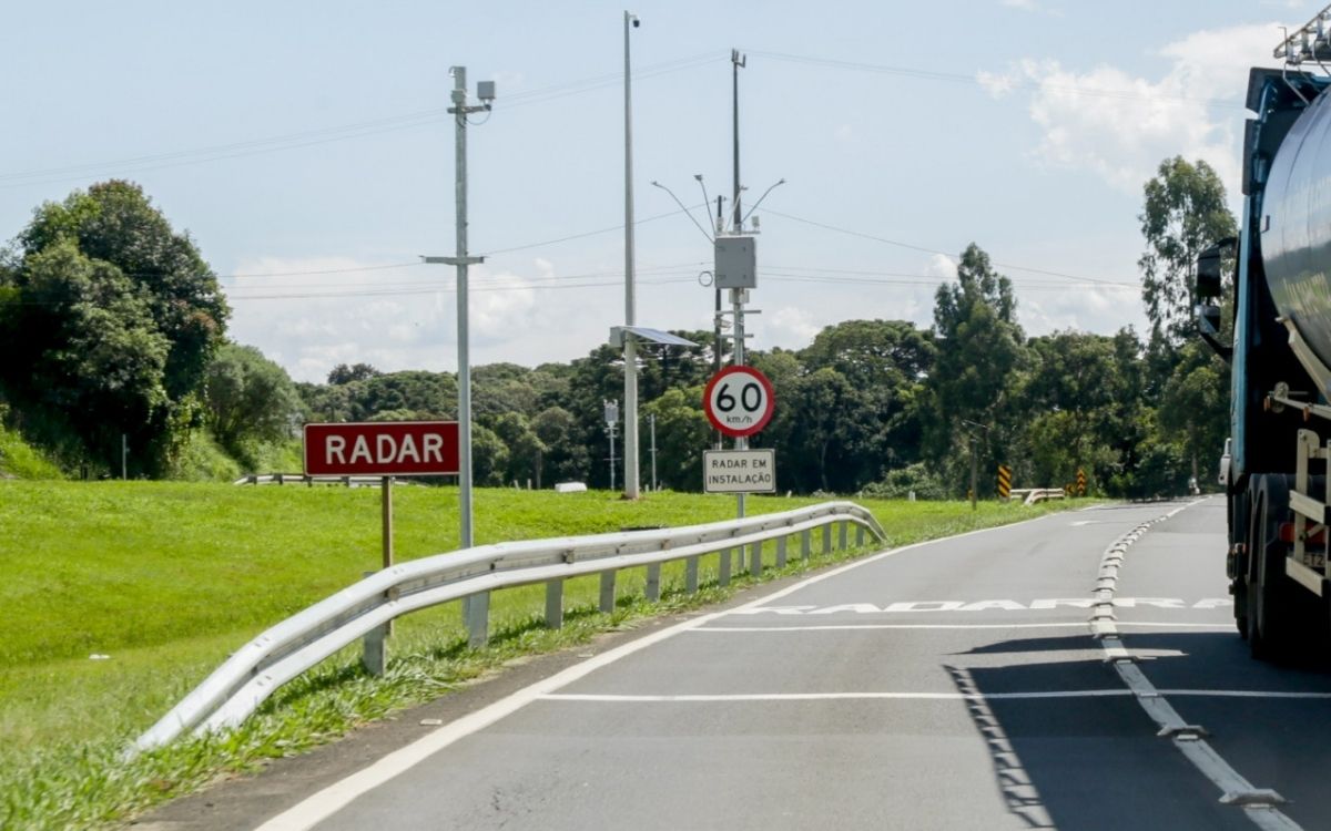 Rodovias da região receberão 11 novos radares; veja os locais em Castro, Jaguariaíva, Arapoti e Sengés