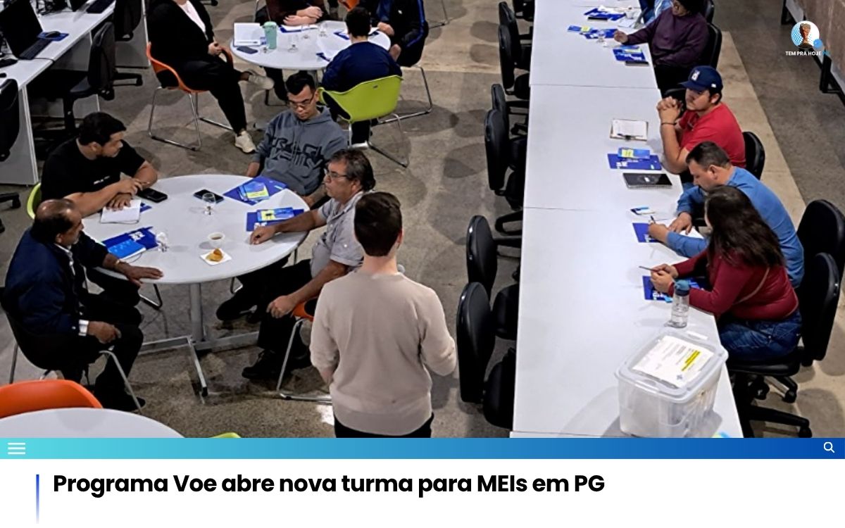 Programa Voe abre nova turma para MEIs em PG