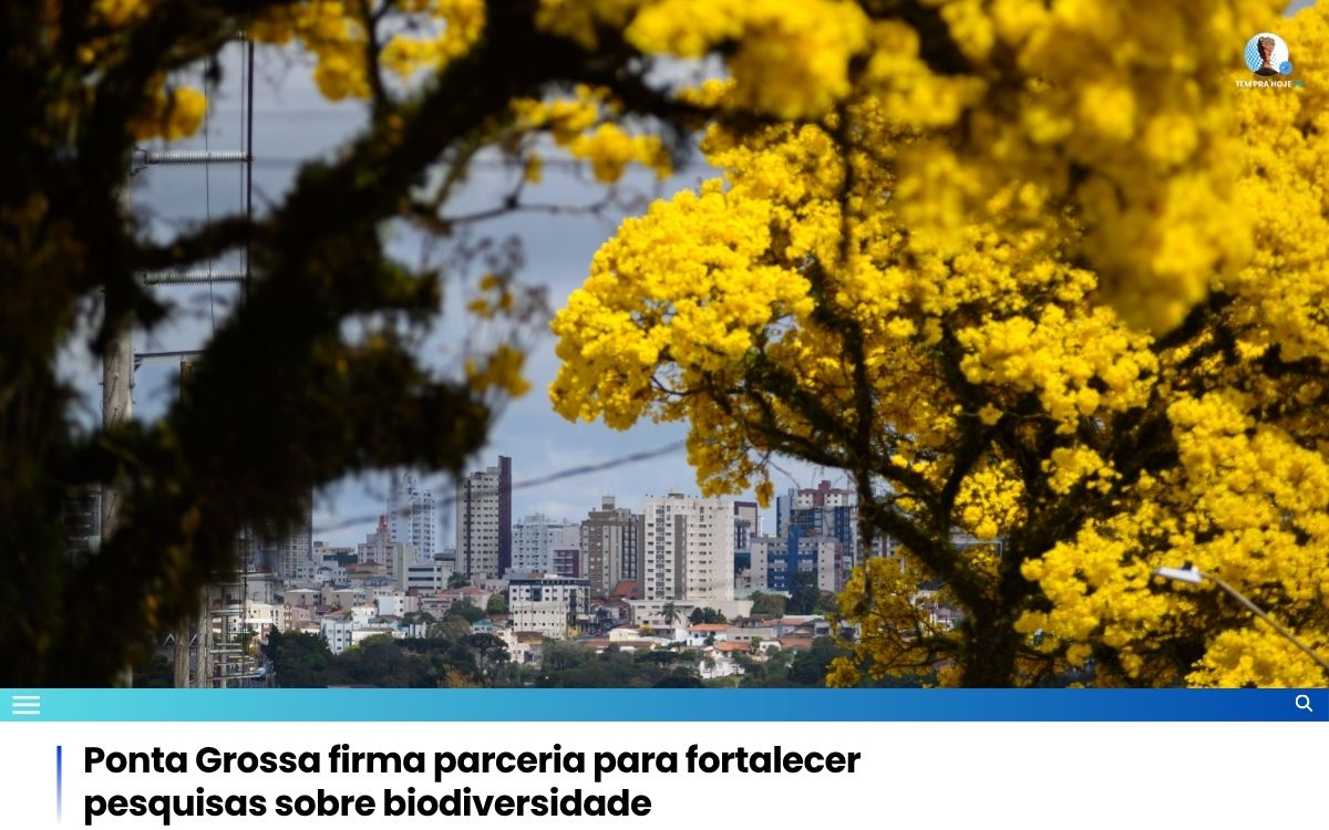 Ponta Grossa firma parceria para fortalecer pesquisas sobre biodiversidade