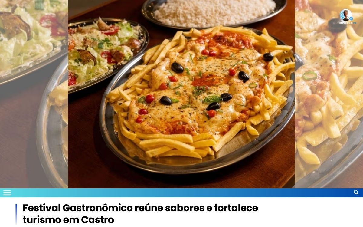 Festival Gastronômico reúne sabores e fortalece turismo em Castro