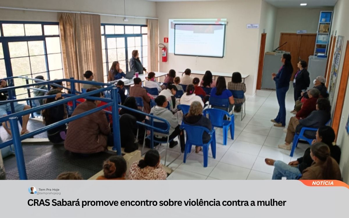 CRAS Sabará promove encontro sobre violência contra a mulher