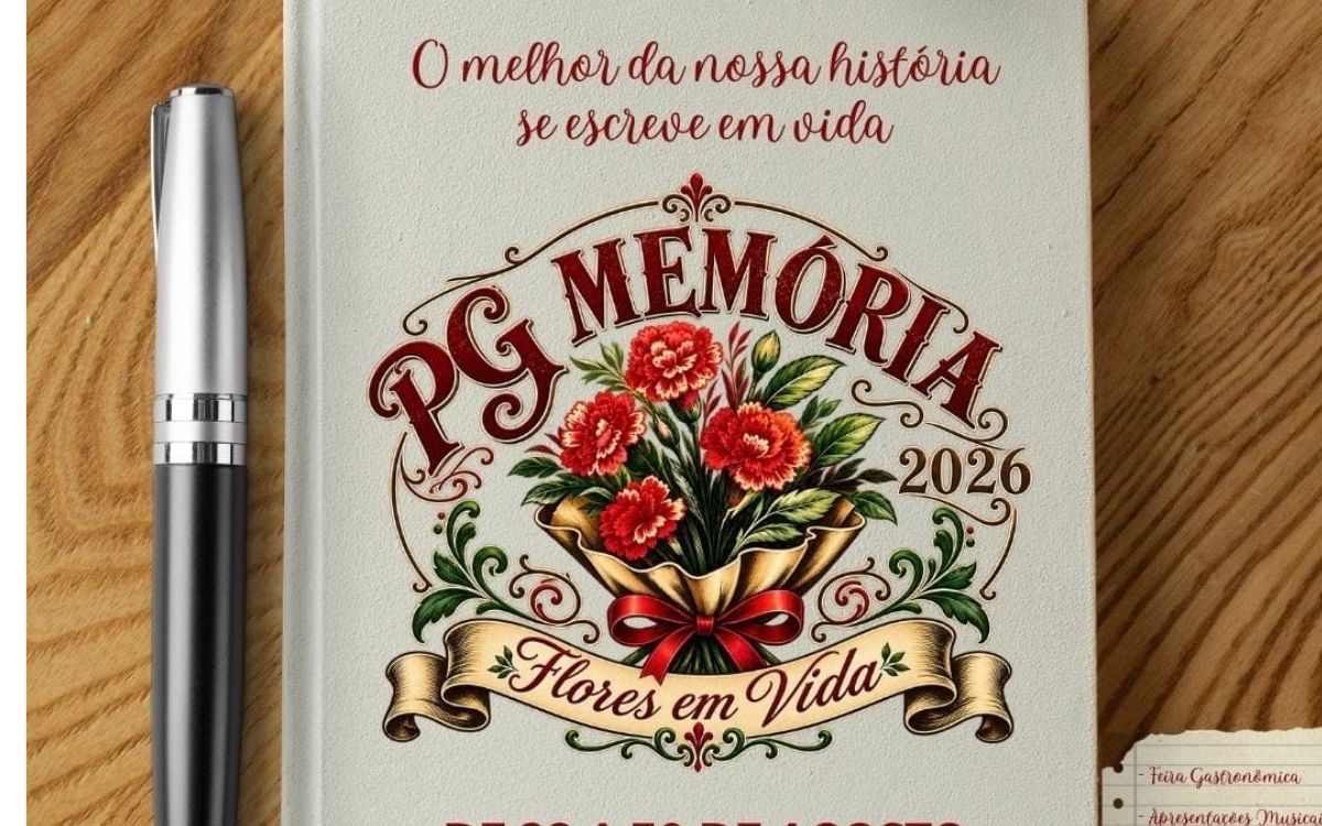 PG Memória 2026 começa nesta sexta-feira em Ponta Grossa