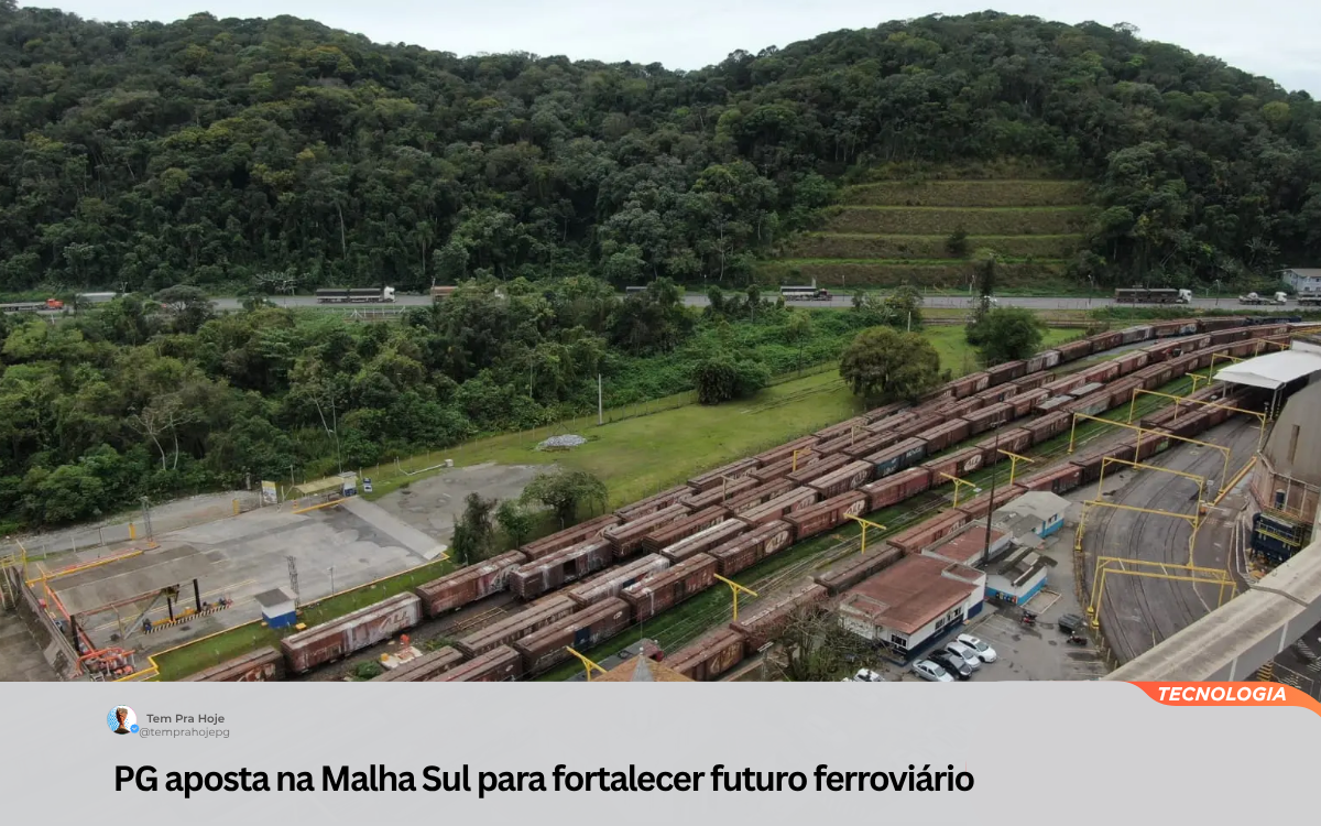 PG aposta na Malha Sul para fortalecer futuro ferroviário