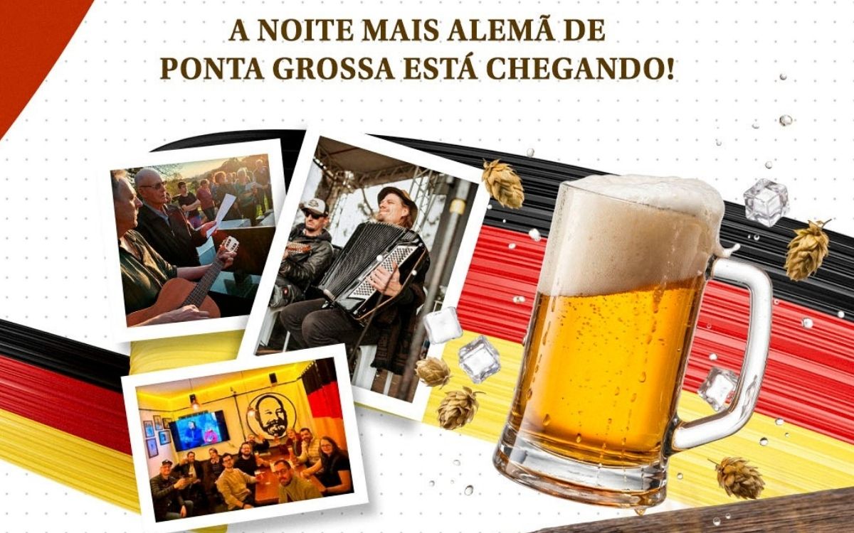 Ponta Grossa recebe a primeira Deutscher Abend nesta quinta (18)