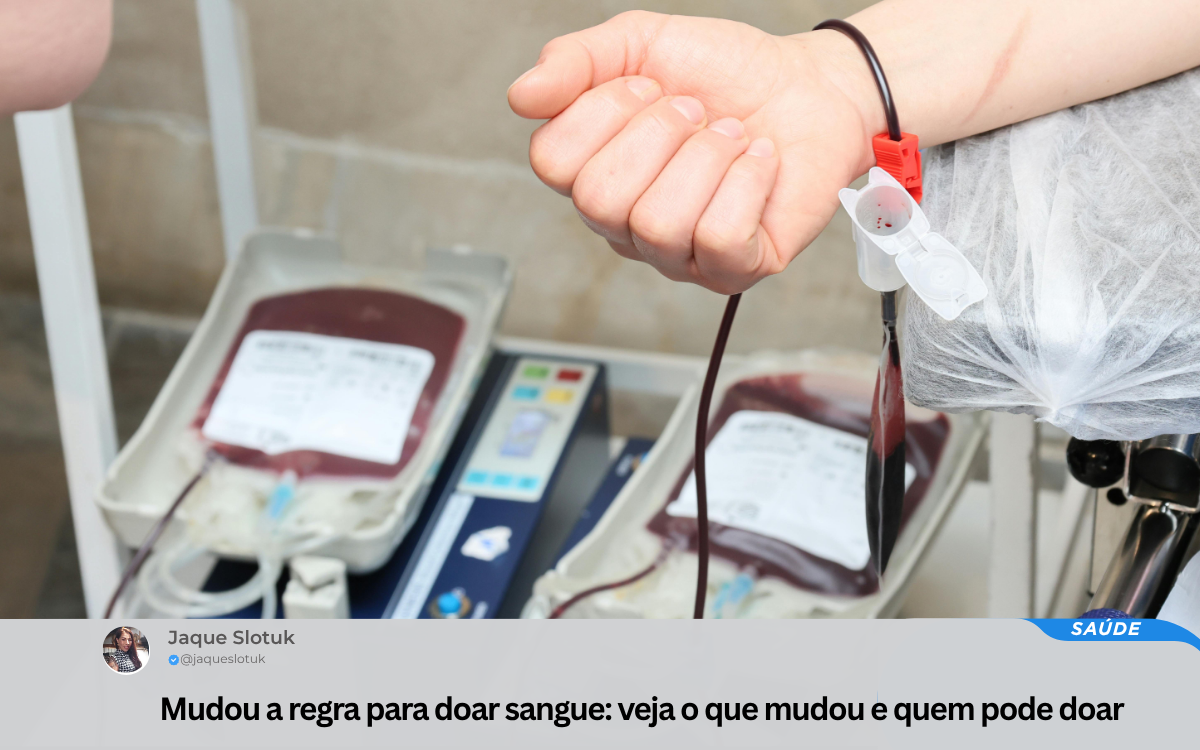 Mudou a regra para doar sangue: veja o que mudou e quem pode doar