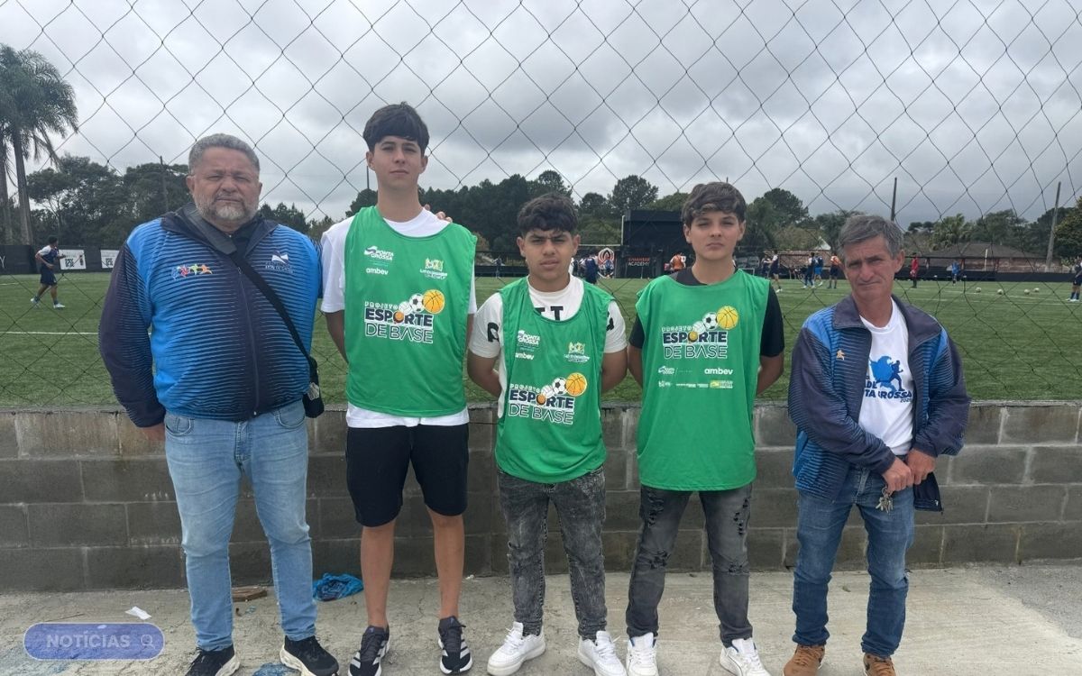 Alunos do Esporte de Base participam de avaliação no Paraná Clube