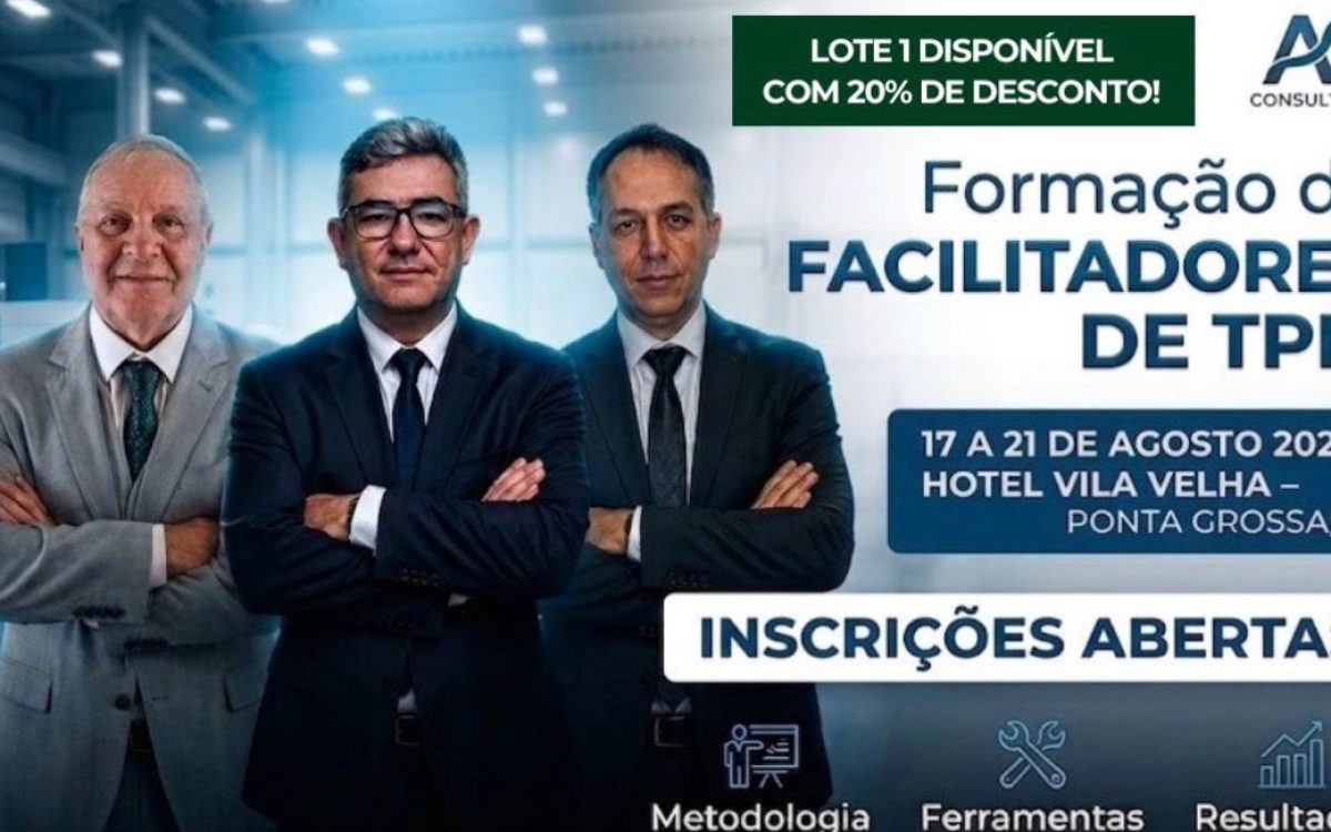 Certificação Facilitador TPM chega a Ponta Grossa com treinamento inédito no Sul do Brasil