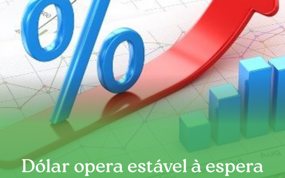 Dólar opera estável à espera de decisões de juros no Brasil e nos Estados Unidos