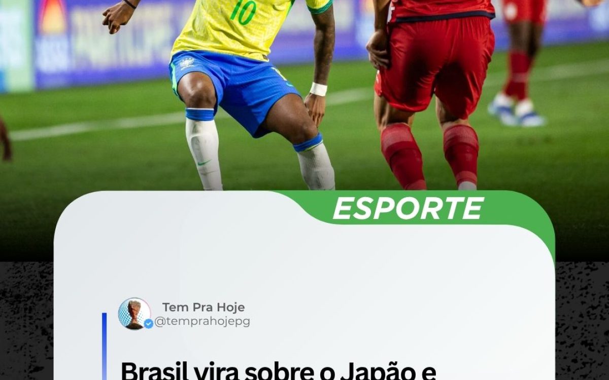 Brasil vira sobre o Japão e avança às oitavas da Copa do Mundo 2026