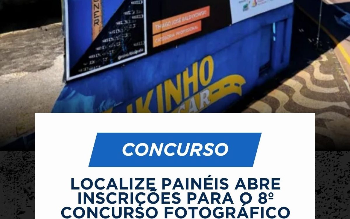 Localize Painéis abre inscrições para o 8º Concurso Fotográfico em homenagem aos 203 anos de Ponta Grossa