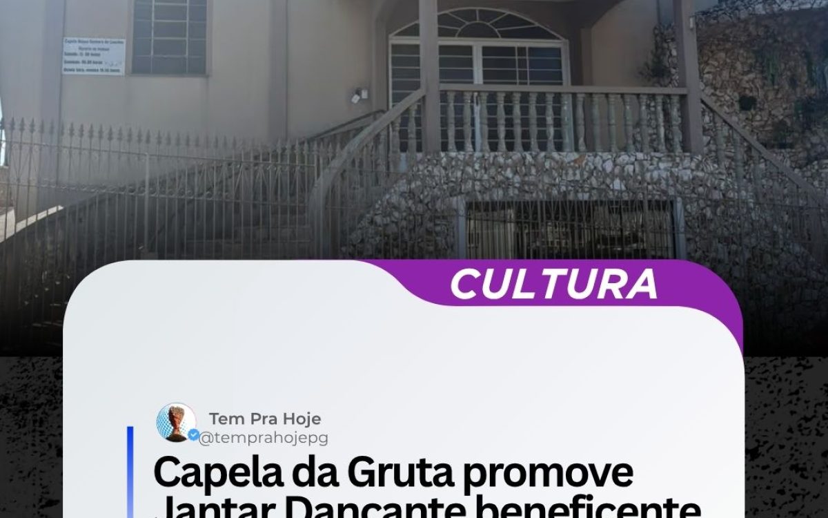 Capela da Gruta promove Jantar Dançante beneficente em comemoração ao Dia dos Pais