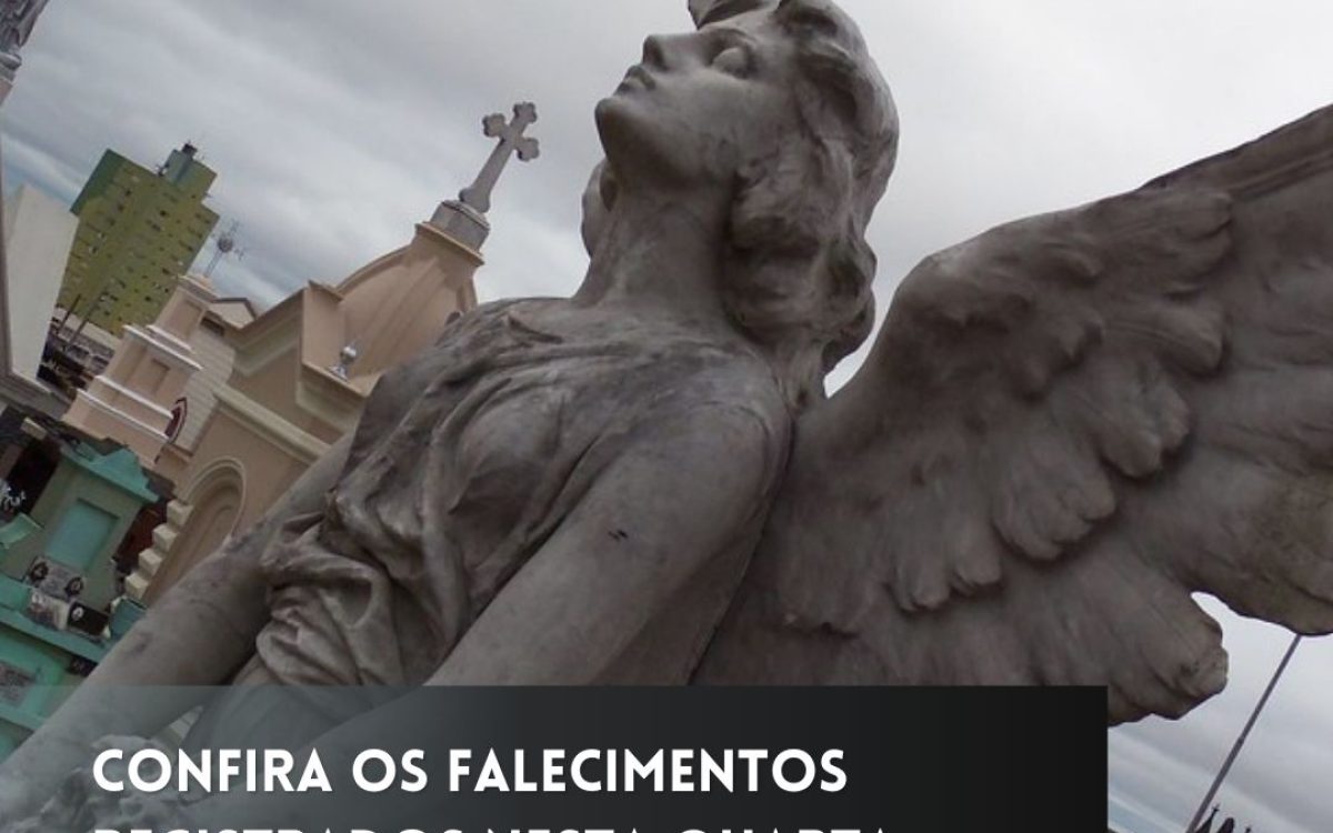 Confira os falecimentos registrados nesta quarta-feira (15) em Ponta Grossa e região