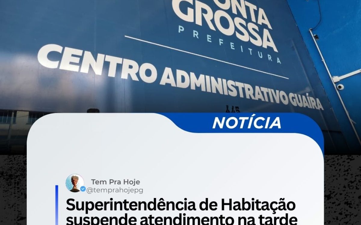 Superintendência de Habitação suspende atendimento na tarde de segunda-feira (27)