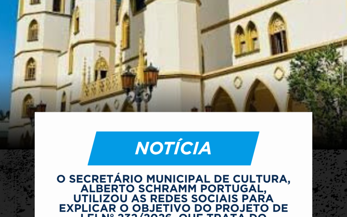 Secretário de Cultura reforça importância da preservação de igrejas históricas em Ponta Grossa