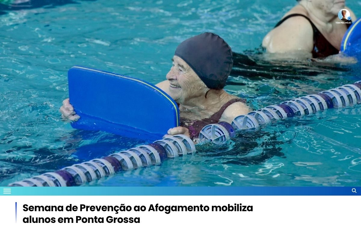 Semana de Prevenção ao Afogamento mobiliza alunos em Ponta Grossa